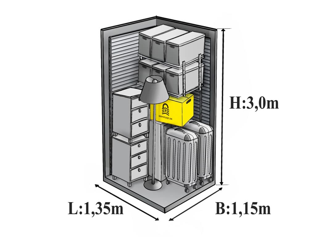 Opbevaring i Roskilde - 1,5m2
