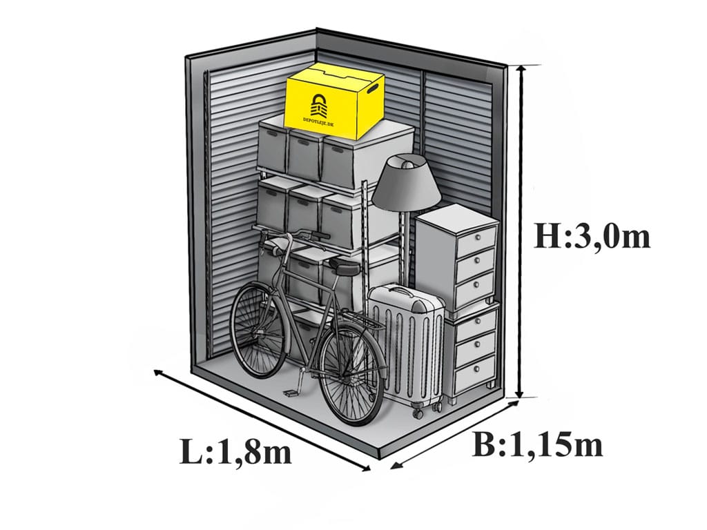 Opbevaring i Roskilde - 2,0m2
