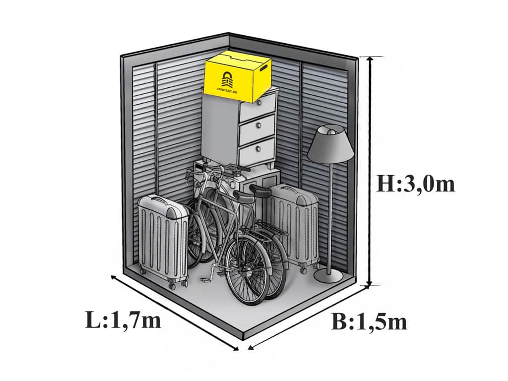 Opbevaring i Roskilde - 2,5 m2