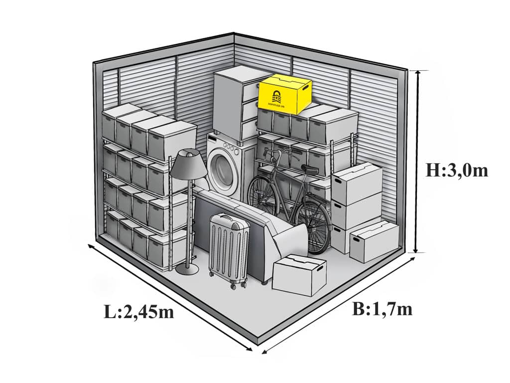 Opbevaring i Roskilde - 4,1 m2