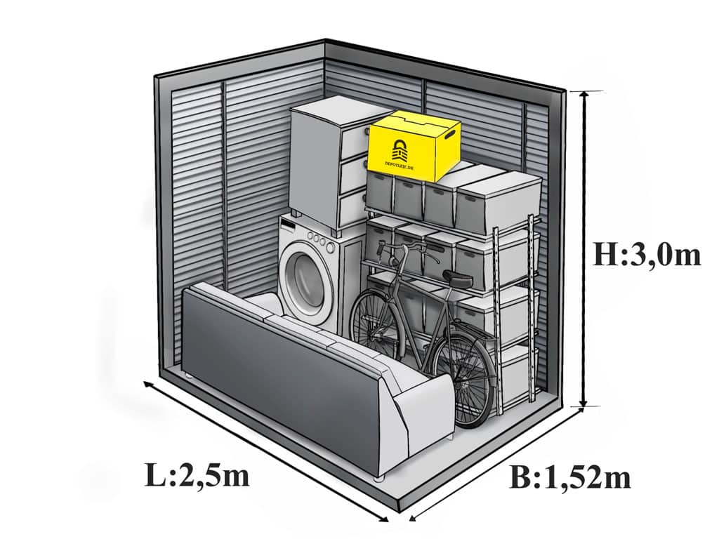 Opbevaring i Roskilde - 3,75 m2